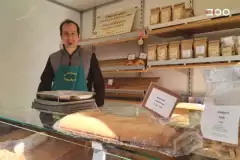 Daniel Folie in der Bäckerei