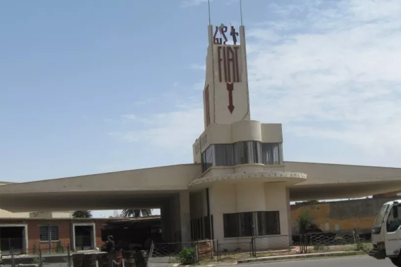 FIAT-Tankstelle in Asmara